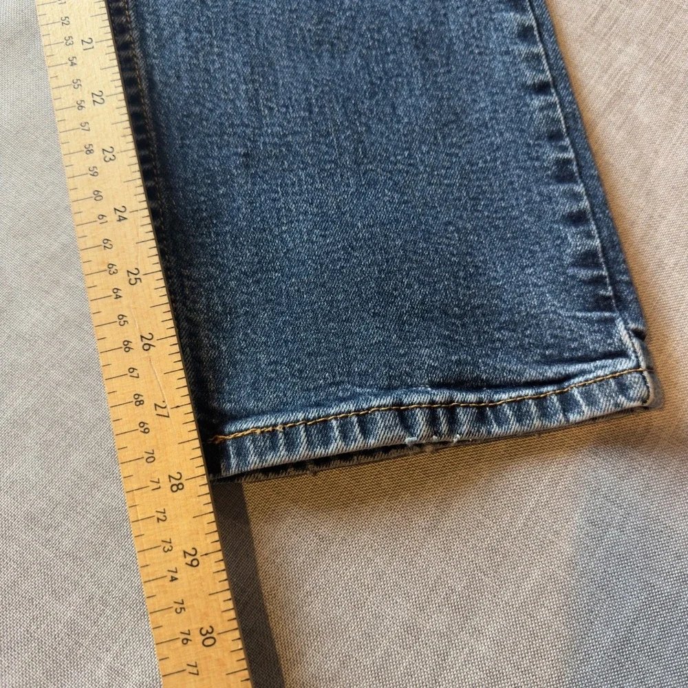 Levis 514 Straight Fit Jeans Mens 34x30 Medium Wash Blue Stretch Denim Utility